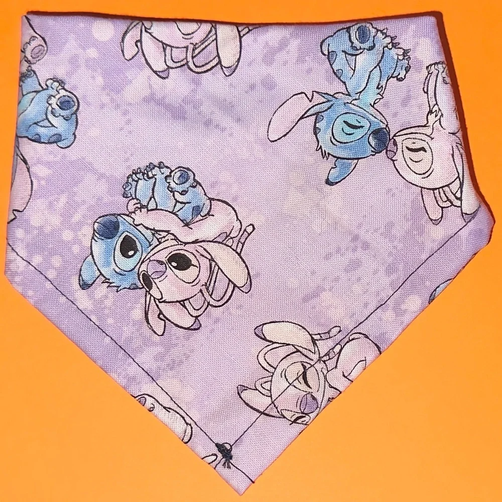 Van Gogh Inspired Dog Bandana with Cat Design